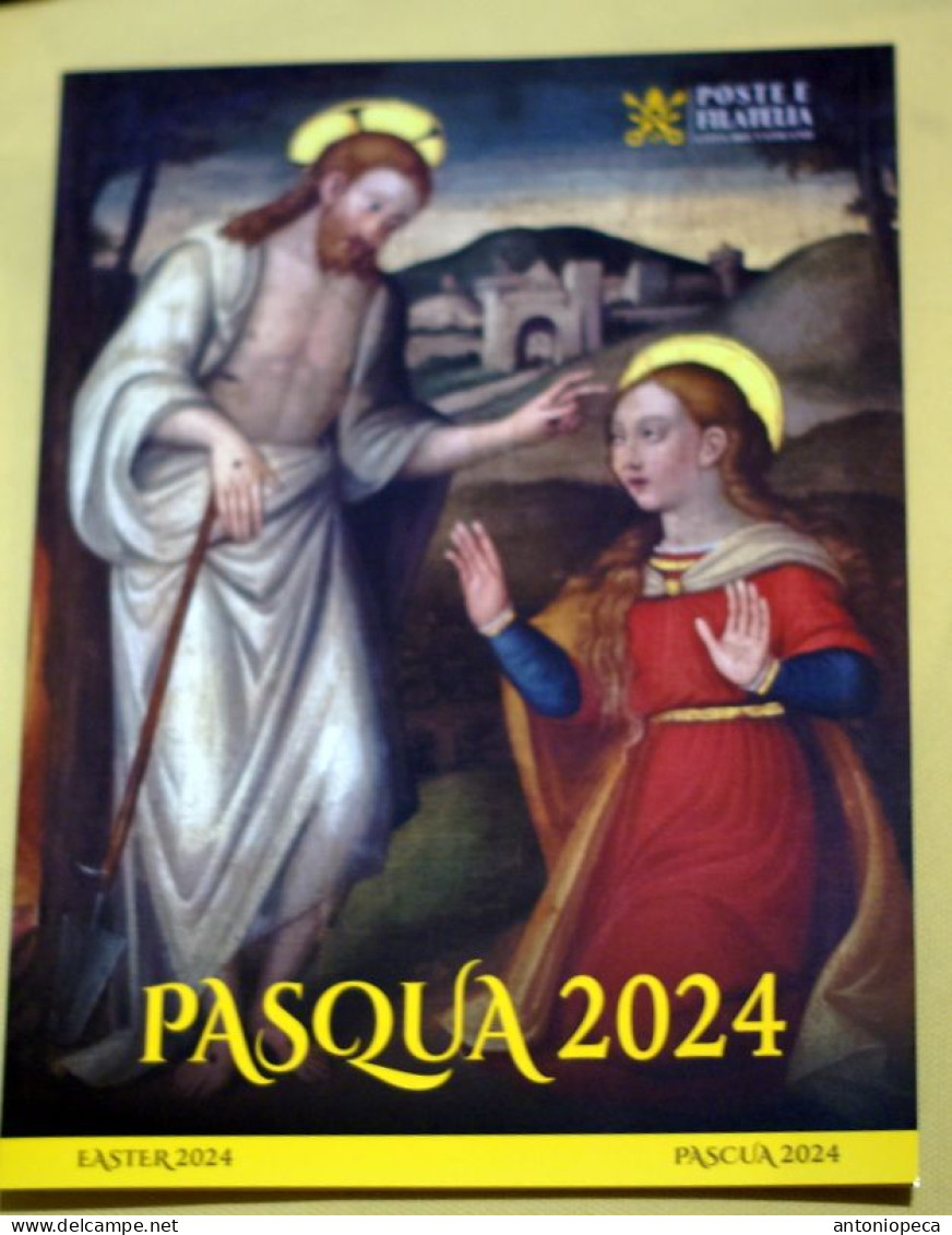 VATICAN 2024, PASQUA, EASTER, PAQUES, OFFICIAL FOLDER - Unused Stamps
