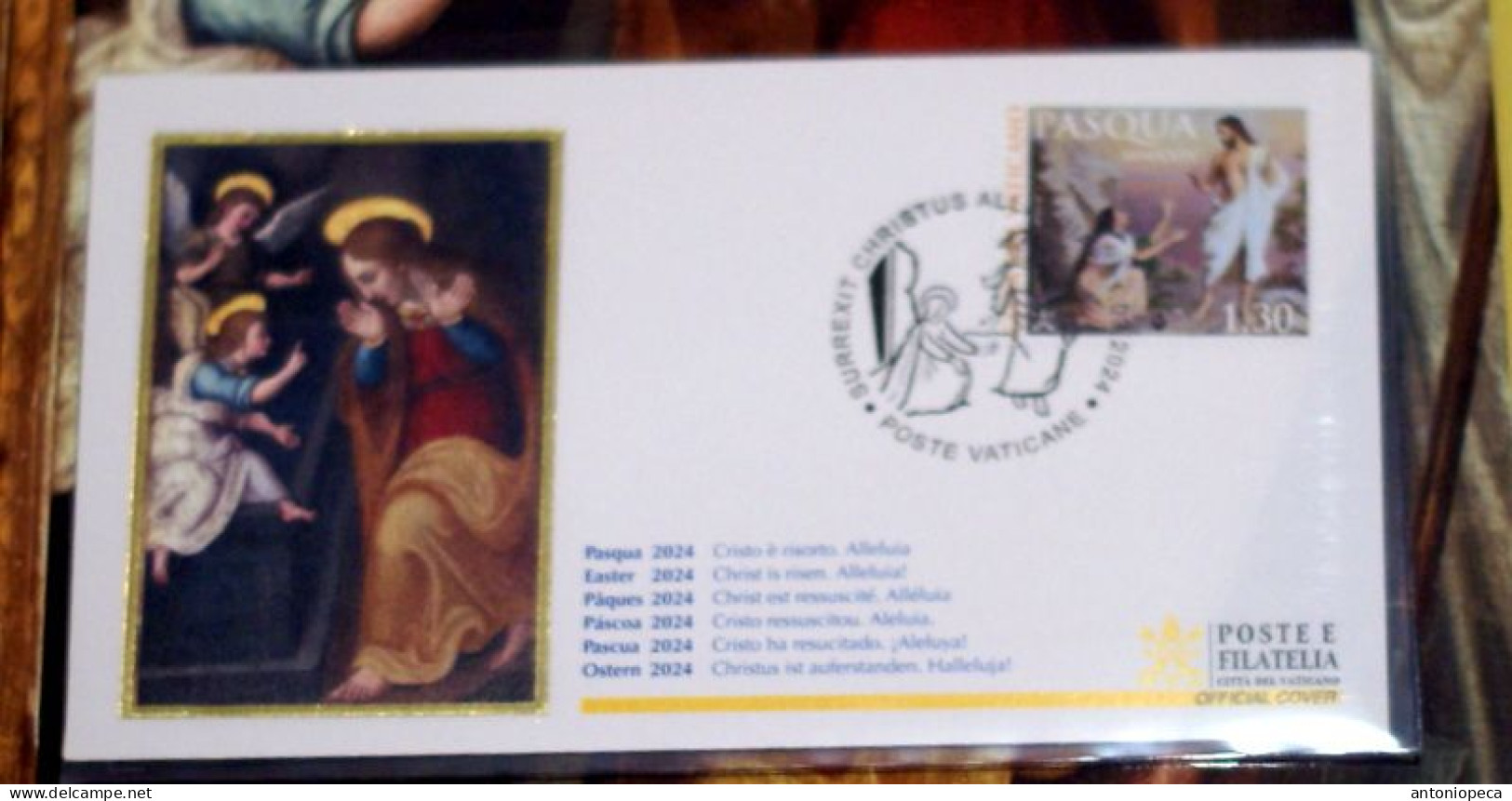 VATICAN 2024, PASQUA, EASTER, PAQUES, OFFICIAL FOLDER - Ungebraucht