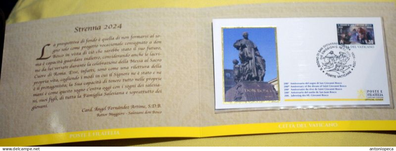 VATICAN 2024, 200 ANNI DEL SOGNO DI DON BOSCO, OFFICIAL FOLDER - Unused Stamps