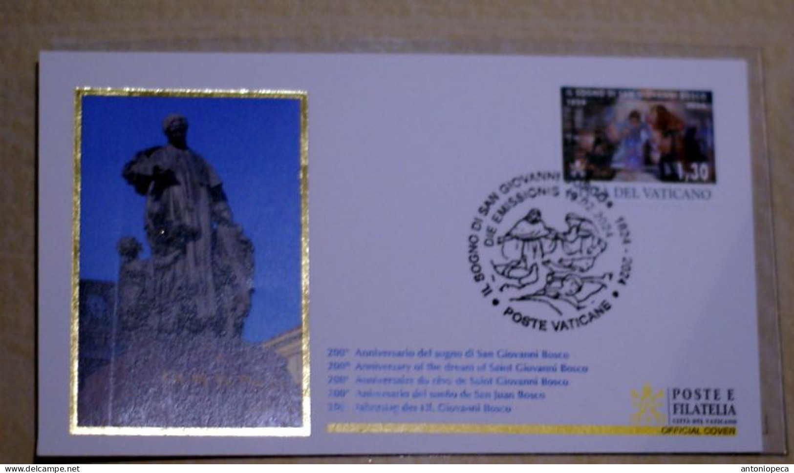 VATICAN 2024, 200 ANNI DEL SOGNO DI DON BOSCO, OFFICIAL FOLDER - Unused Stamps