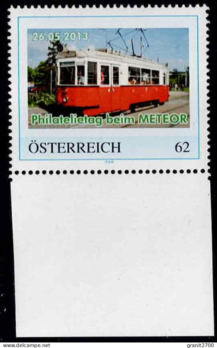PM Philatelietag Beim Meteor Ex Bogen Nr. 8105121 Vom 26.5.2013 Postfrisch - Persoonlijke Postzegels