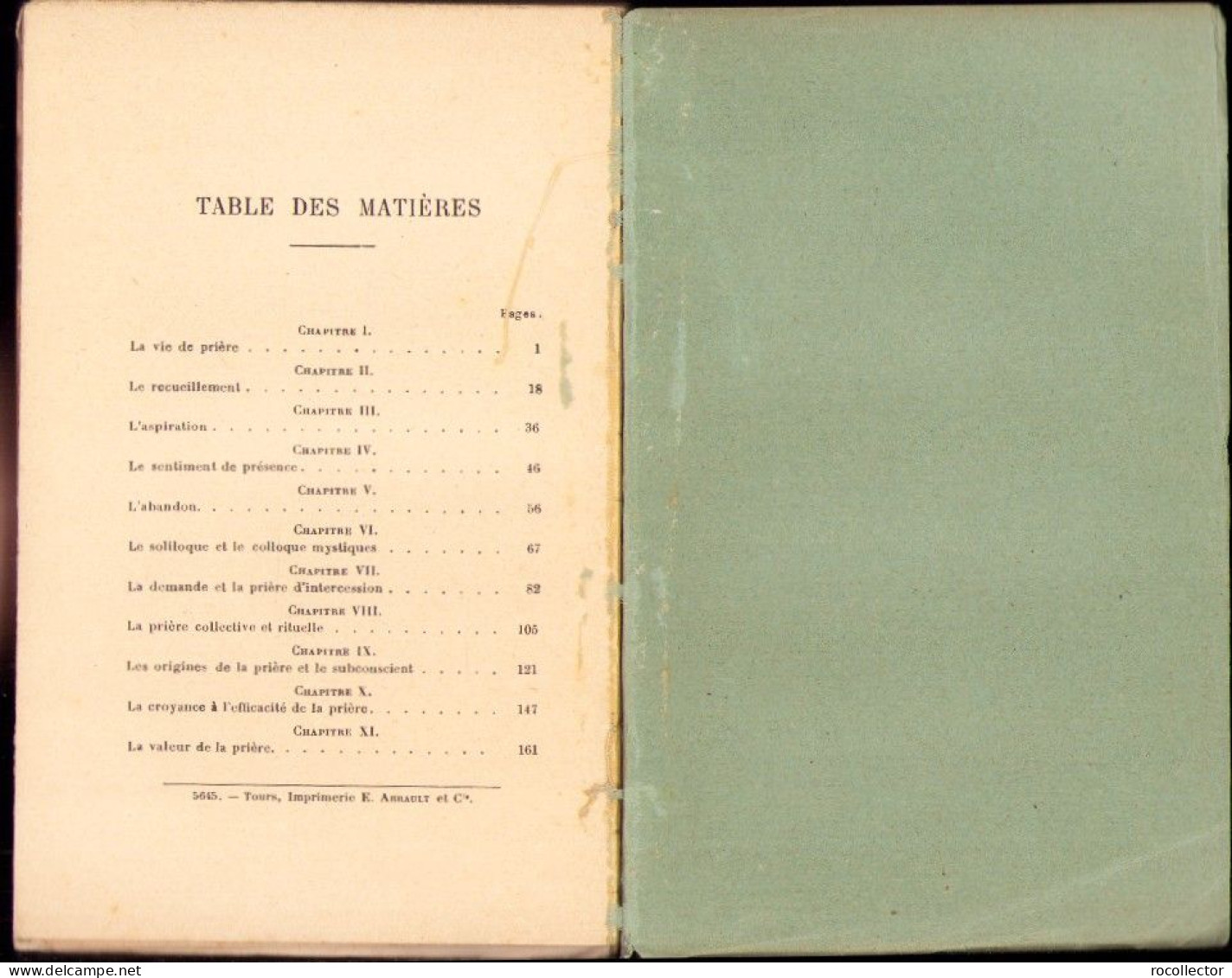 La Prière. Etude De Psychologie Religieuse‎ Par J. Segond, 1925, Paris C3445 - Libros Antiguos Y De Colección