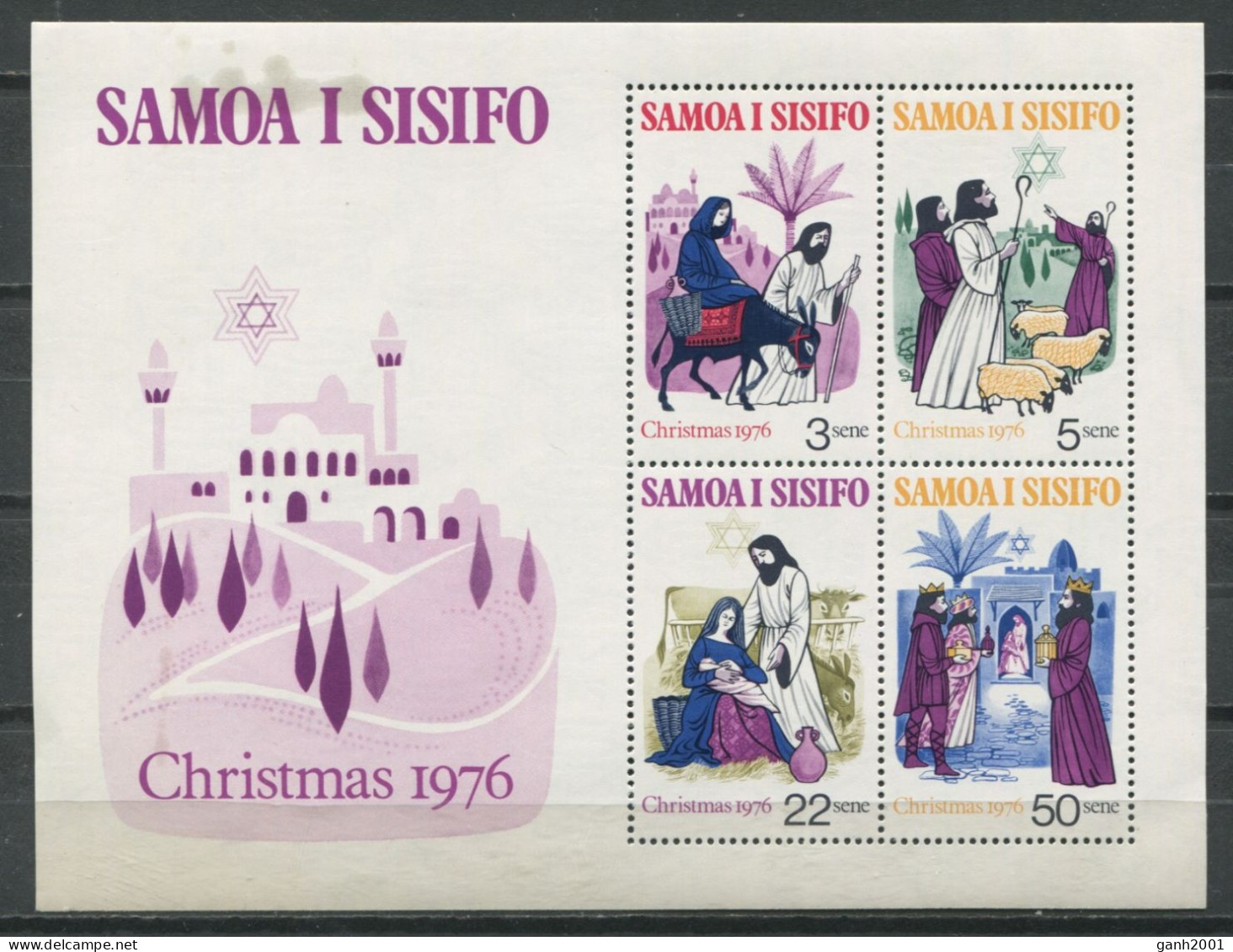 Samoa I Sisifo 1976 / Christmas MNH Nöel Navidad Weihnachten / Cu8830  36-27 - Christmas