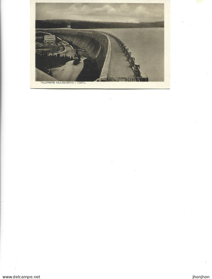 Germany - Postcard Unused - Muldenberg I.Vogtl Dam.There Are 6 Million Cubic Meters Of Water In The Dam. - Vogtland
