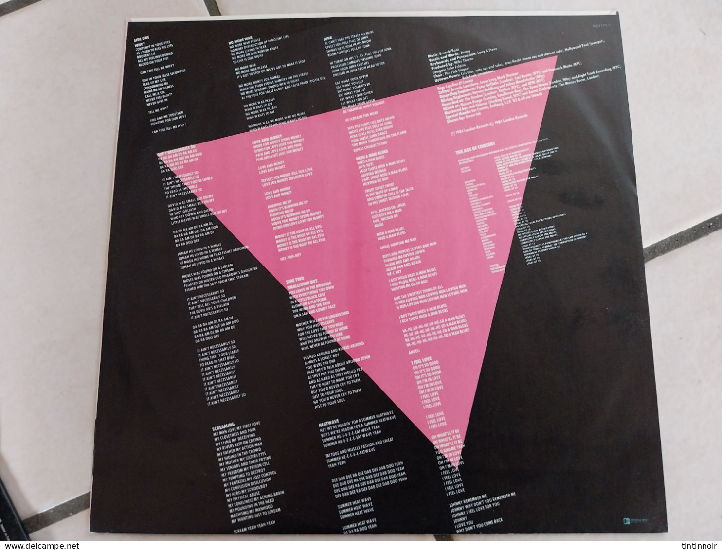 Vinyle 33 T Bronski Beat The Age Of Consent Why? Smalltown Boy I Feel Love - Andere - Engelstalig