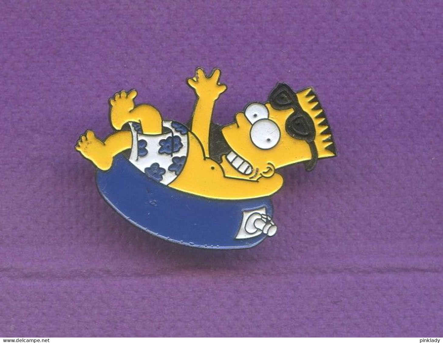 Rare Pins Simpson Bart Sur Bouee Q692 - Fumetti