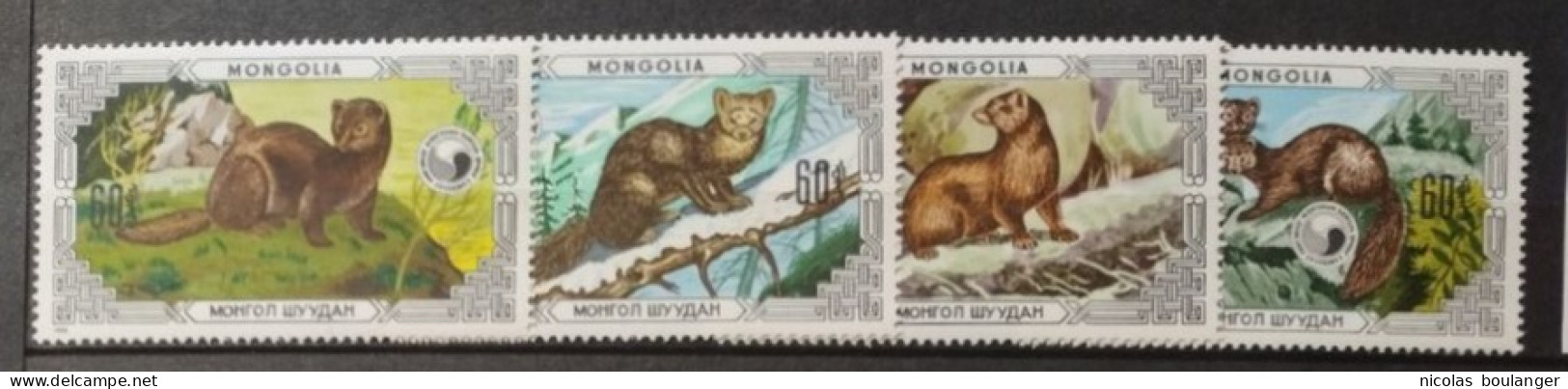 Mongolie  1986 / Yvert N°1417-1420 / ** - Mongolia