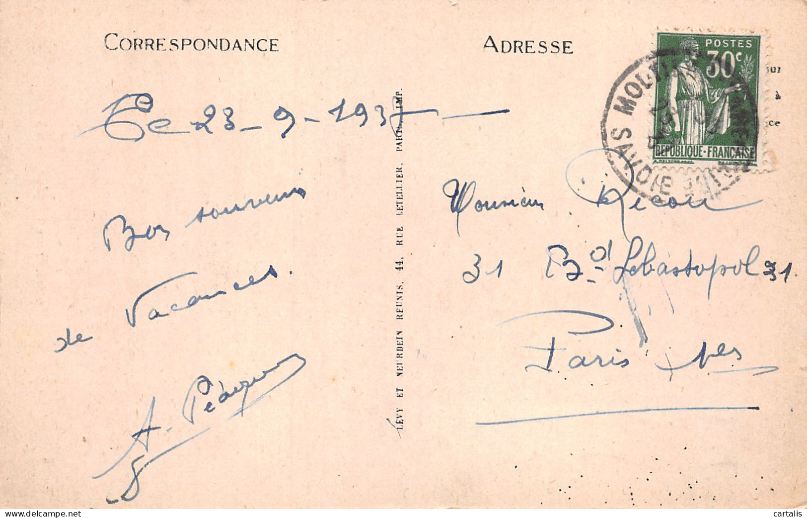 73-MOUTIERS-N°3892-D/0185 - Moutiers