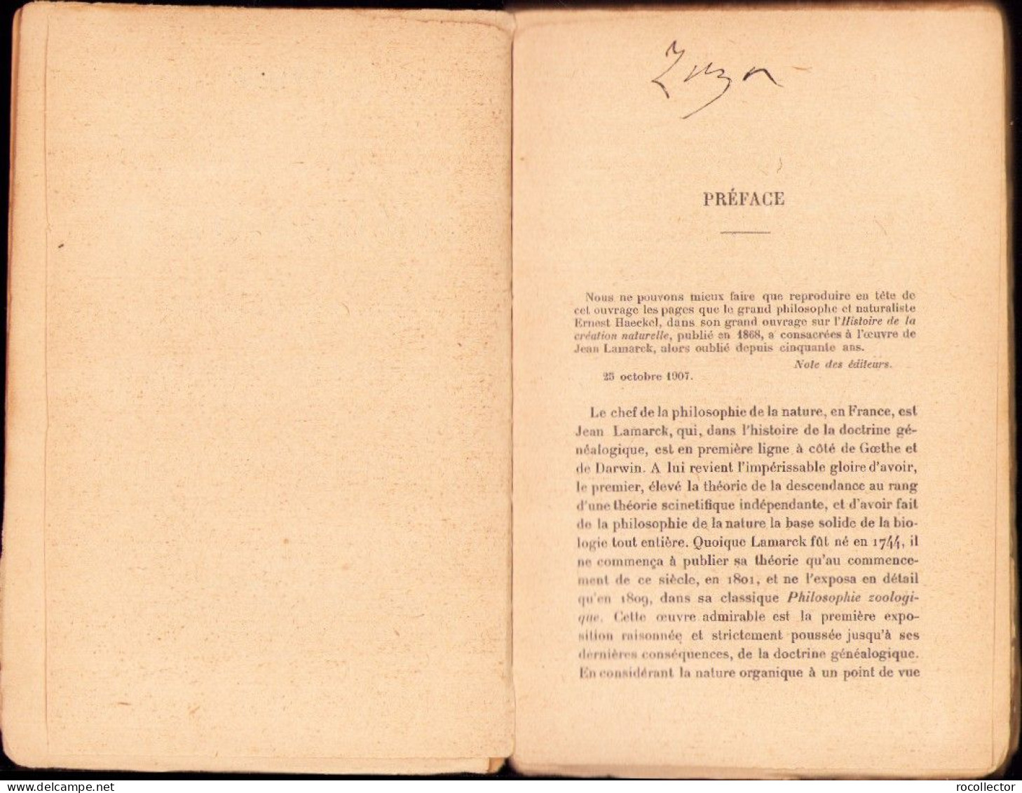 Philosophie Zoologique Ou Expositions Des Considérations Relatives à L’histoire Naturelle Des Animaux Par Jean Lamarck - Livres Anciens