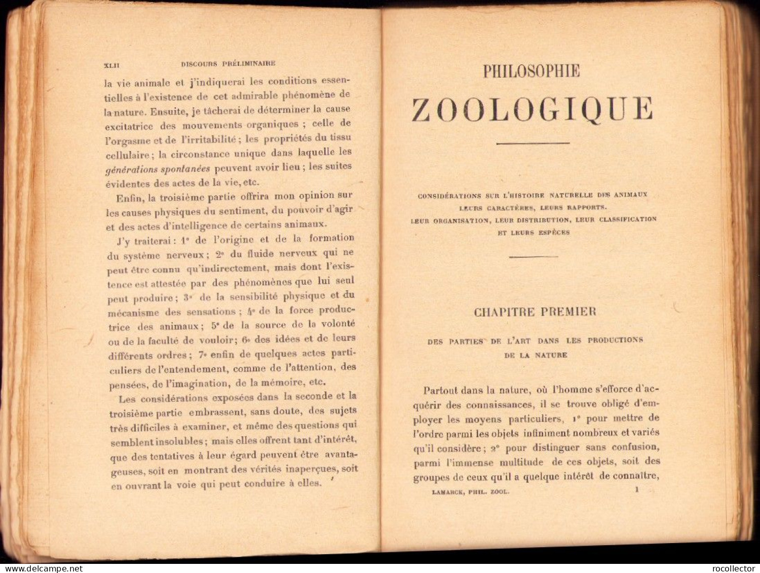 Philosophie Zoologique Ou Expositions Des Considérations Relatives à L’histoire Naturelle Des Animaux Par Jean Lamarck - Alte Bücher