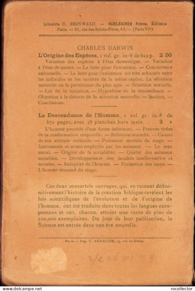 Philosophie zoologique ou expositions des considérations relatives à l’histoire naturelle des animaux par Jean Lamarck