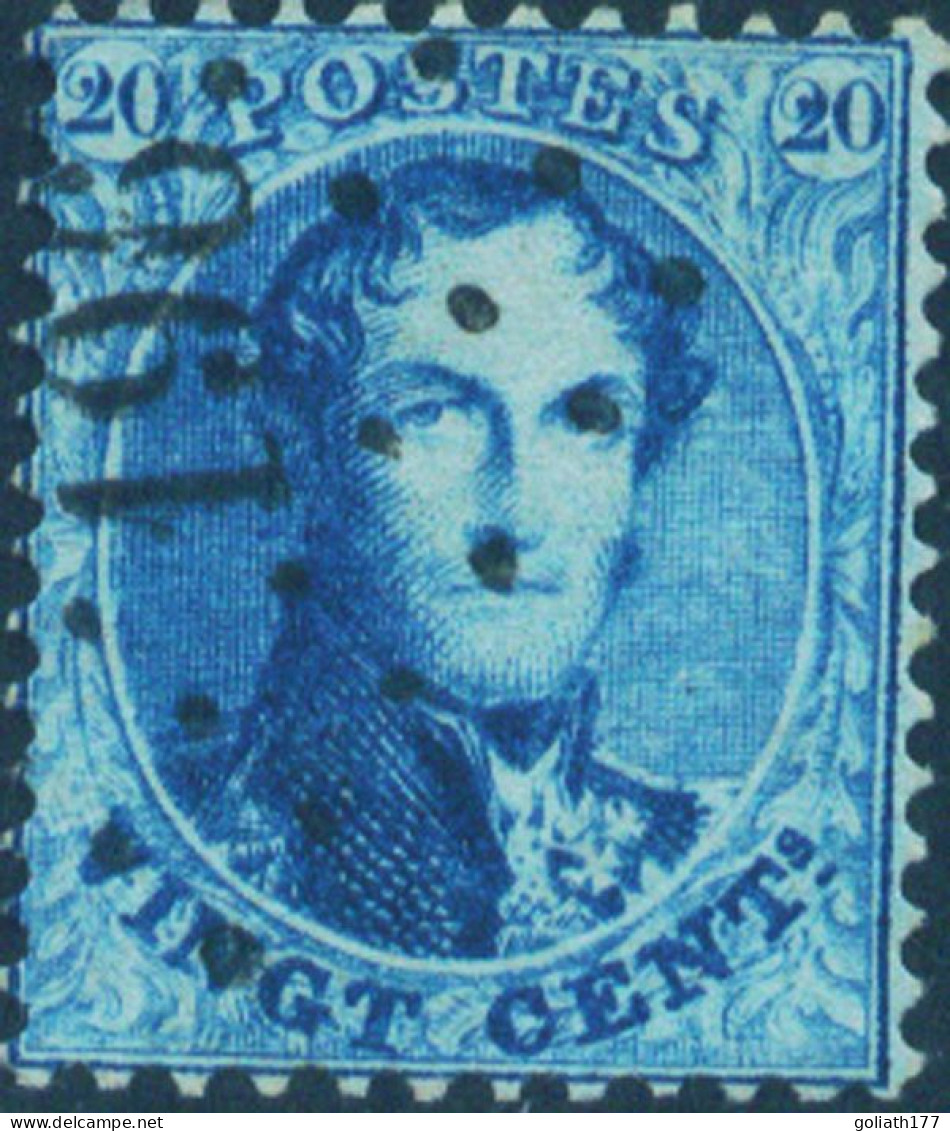 15A Stempel Pt196 "Jemappes" - COBA + 2 Euro - 1863-1864 Medallones (13/16)