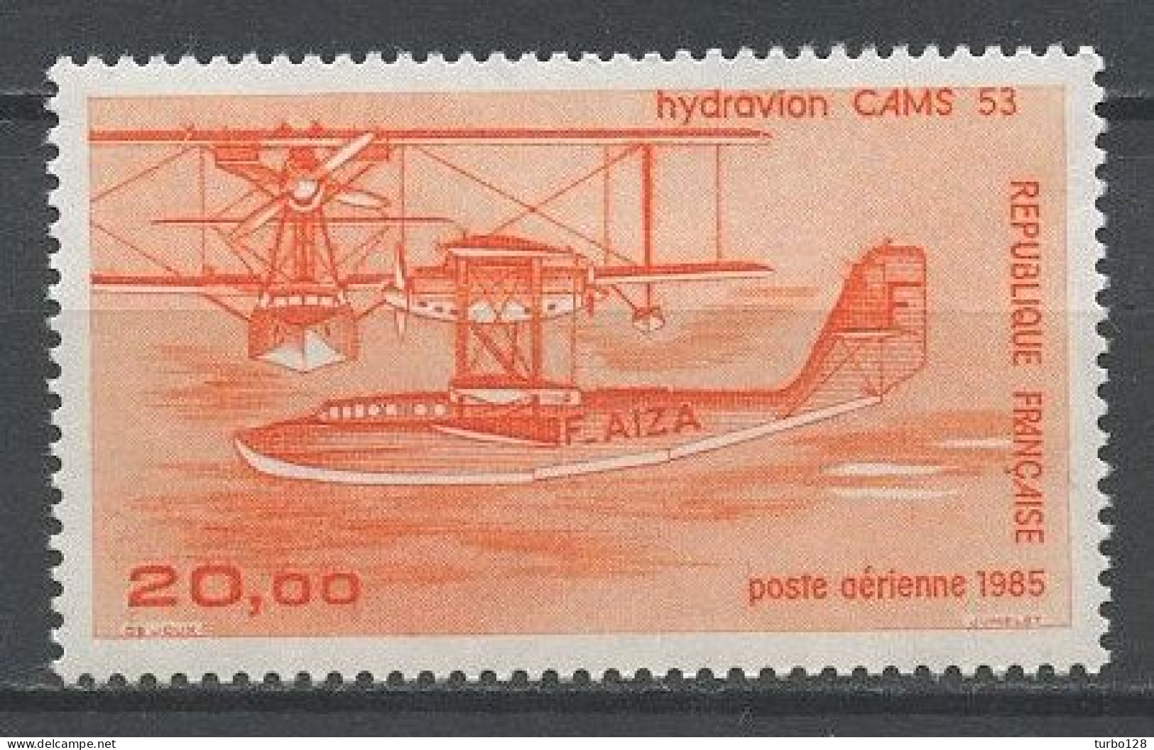 FRANCE 1985 PA N° 58 ** Neuf MNH Superbe  C 10 € Hydravion CAMS 53 Avion Plane Transports - 1960-.... Mint/hinged