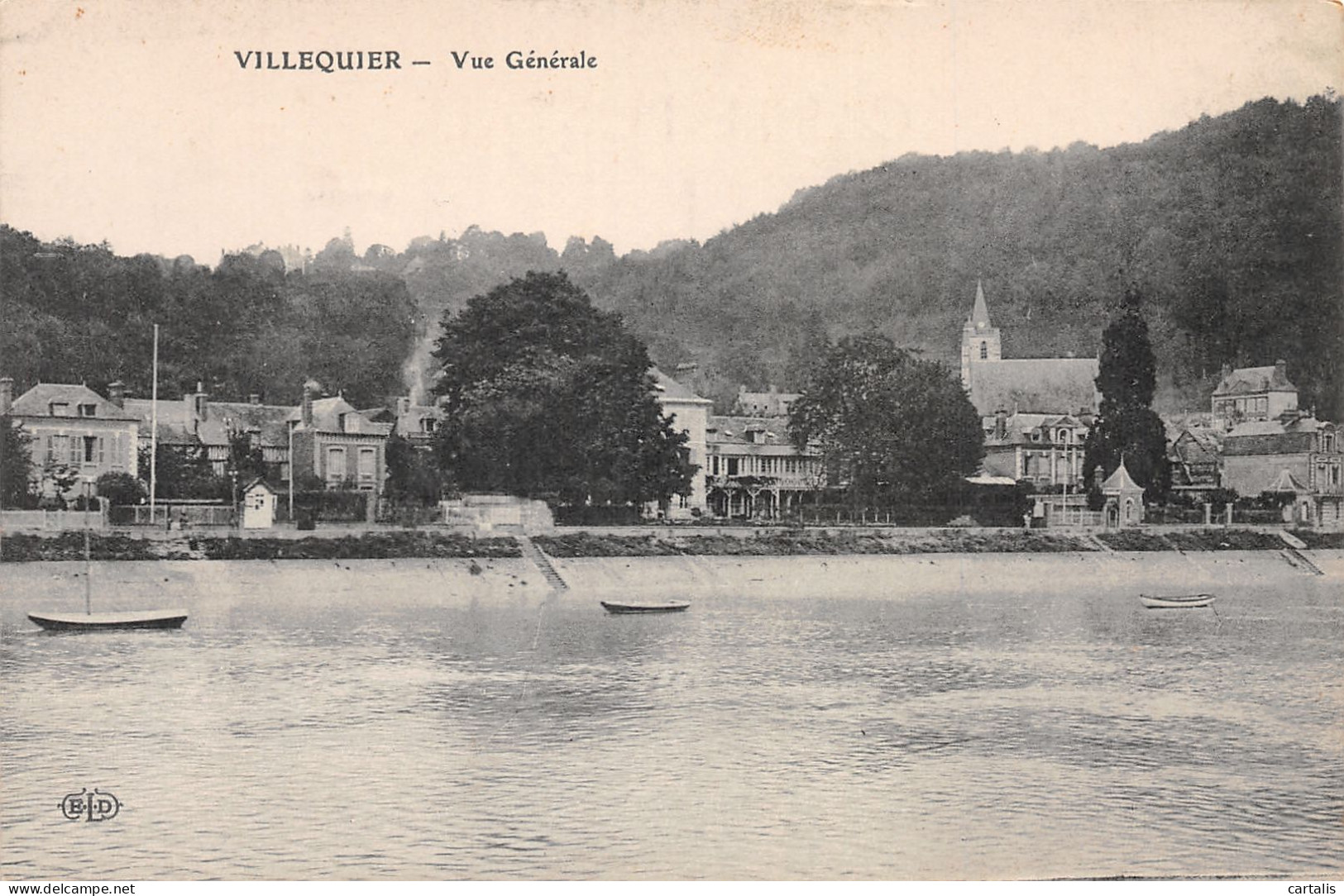 76-VILLEQUIER-N°3893-G/0305 - Villequier