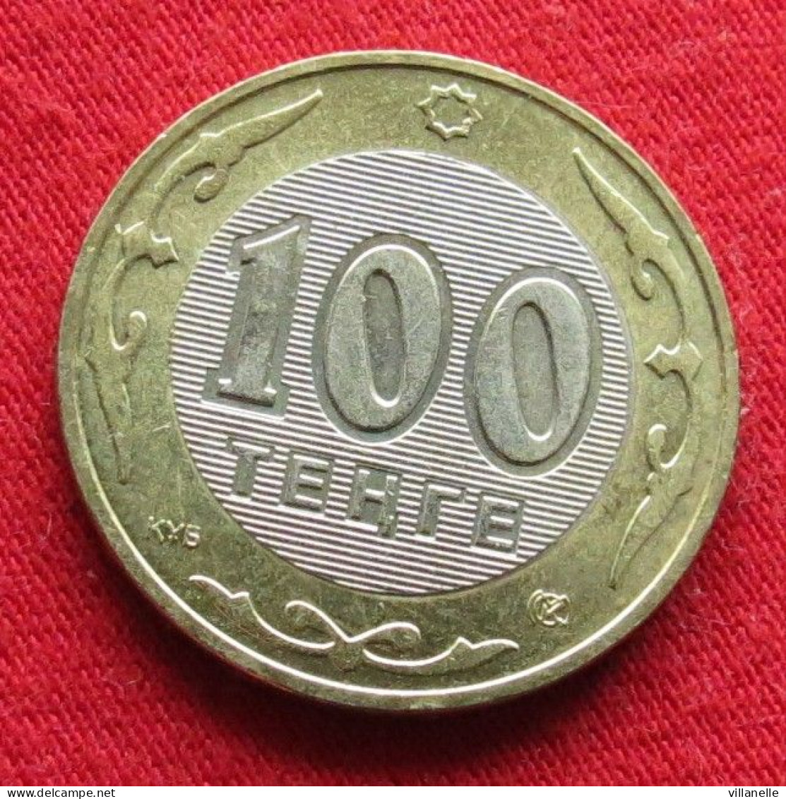 Kazakhstan 100 Tenge 2003 Bimetalic Cazaquistão Casaquistão Kazachstan UNC ºº - Kazakhstan