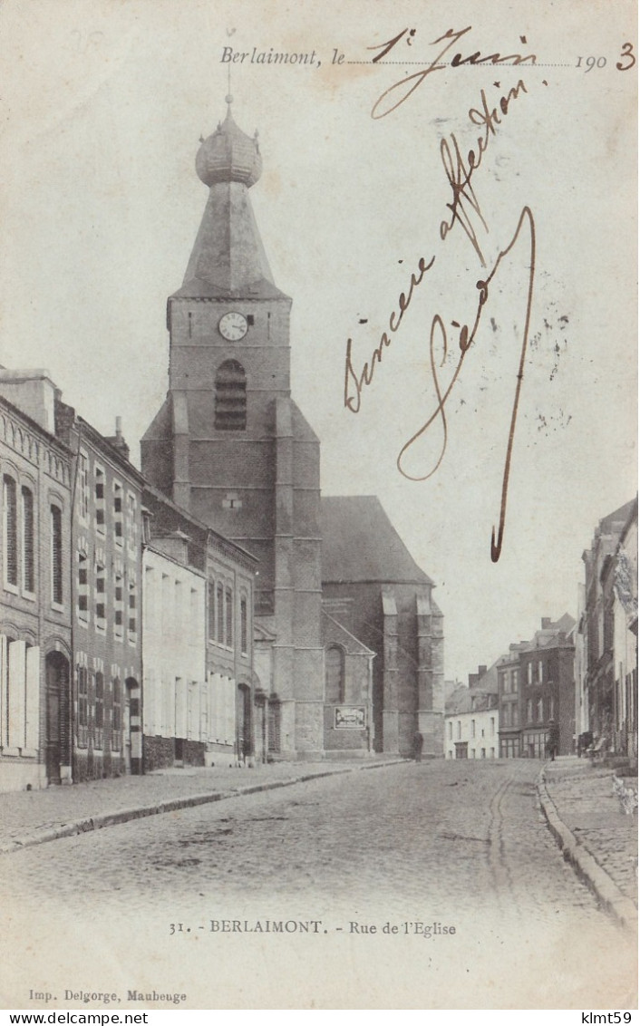 Berlaimont - Rue De L'Église - Berlaimont