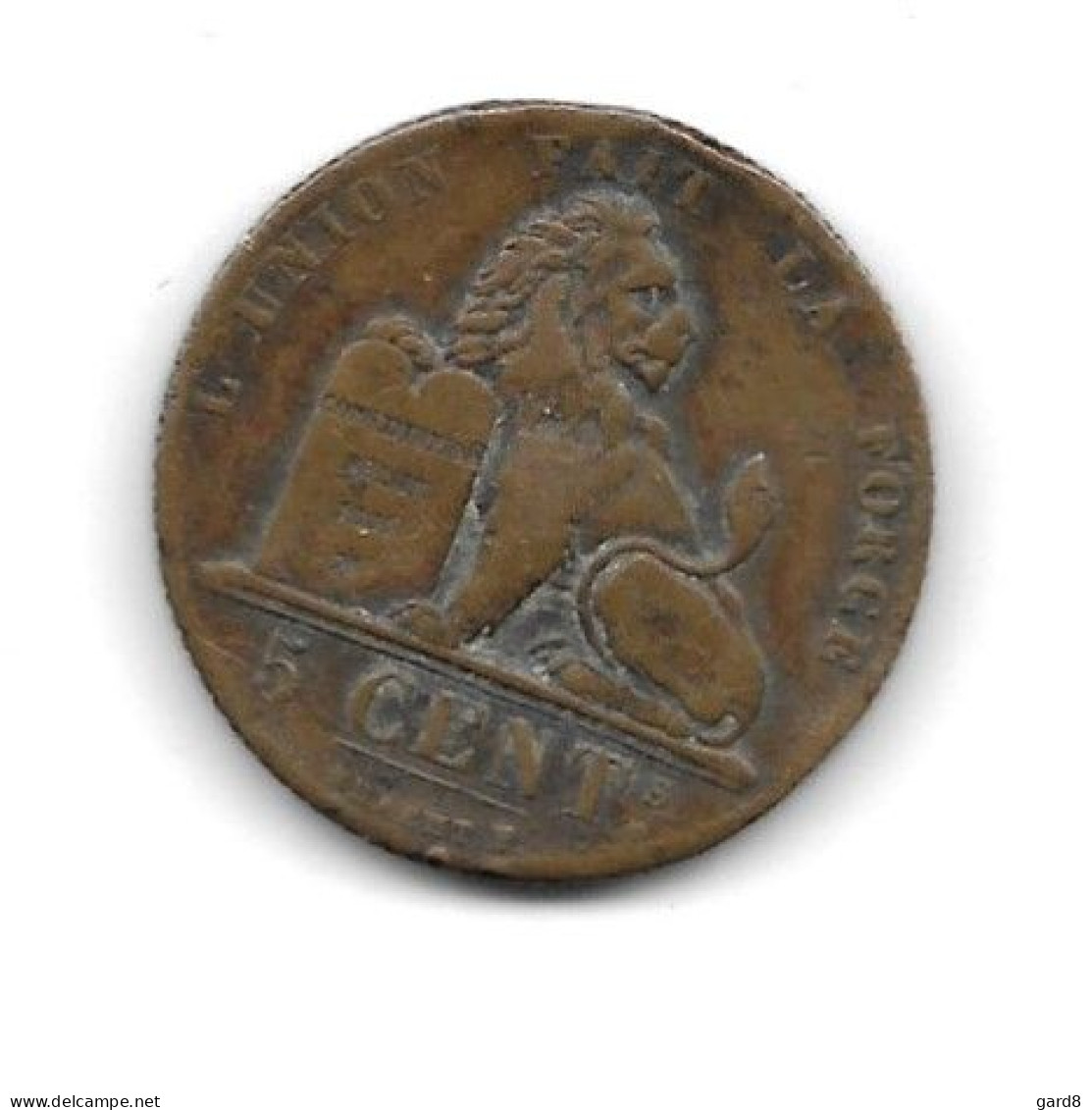 Pièce De 5 Centimes  - 1833 - 5 Centimes