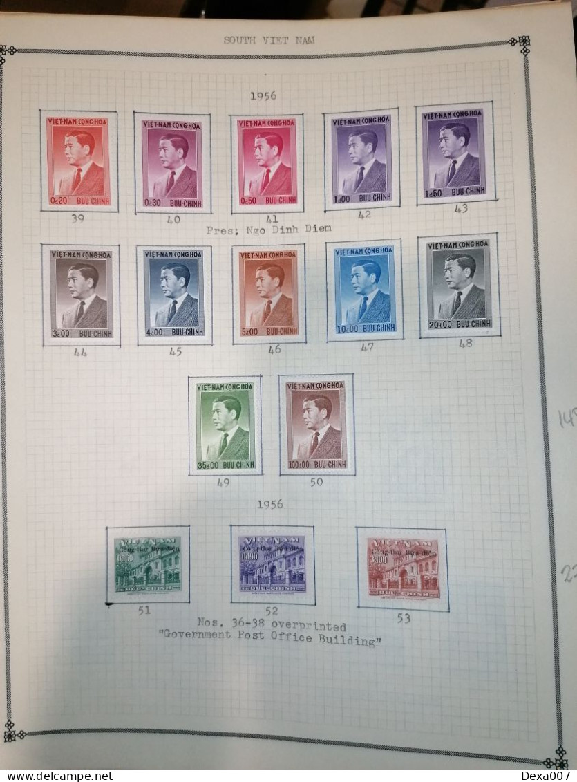 Vietnam, almost complete on pages MH 1000+ euro value