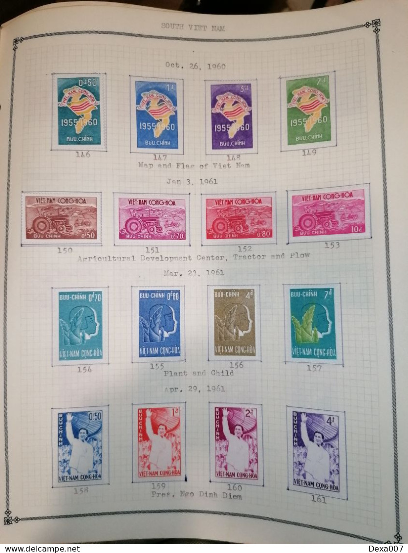 Vietnam, almost complete on pages MH 1000+ euro value