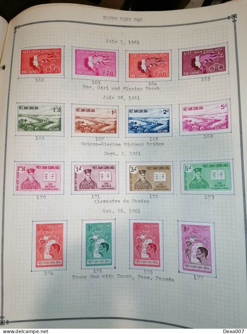 Vietnam, almost complete on pages MH 1000+ euro value