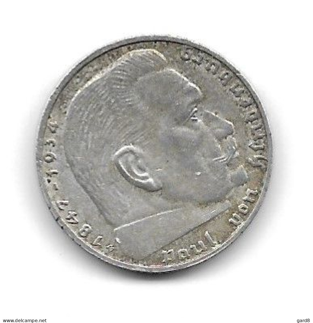 Pièce De 2 RM  - 1838 B   - Argent - 2 Reichsmark