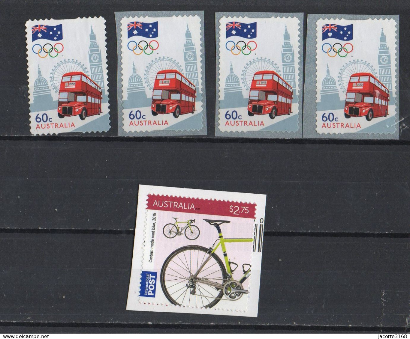 Australie  2015 Custum Made Road Back   Road To London Olympic Games - Used Stamps