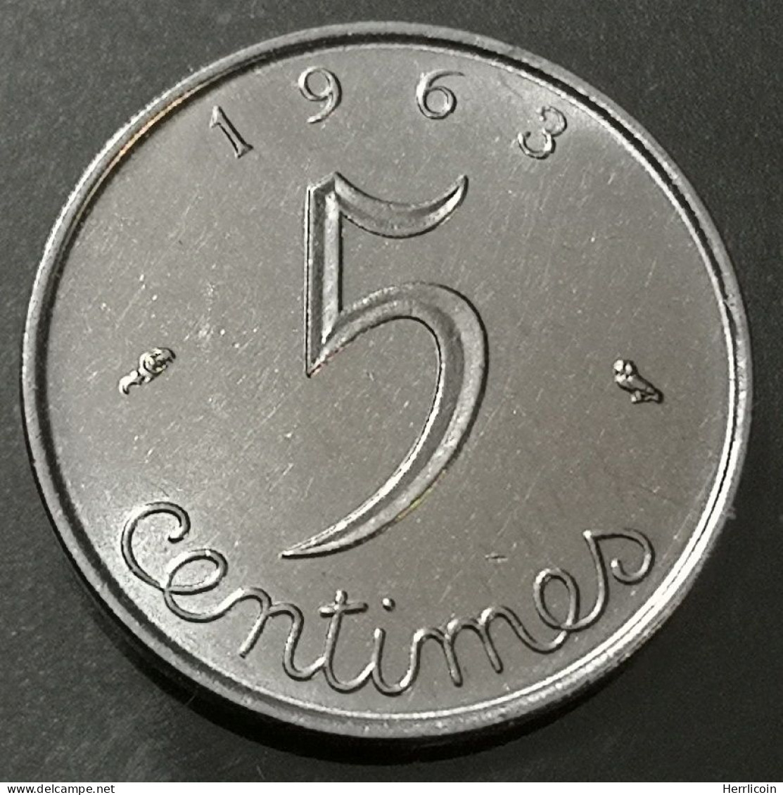 Monnaie France - 1963 - 5 Centimes Épi - 5 Centimes