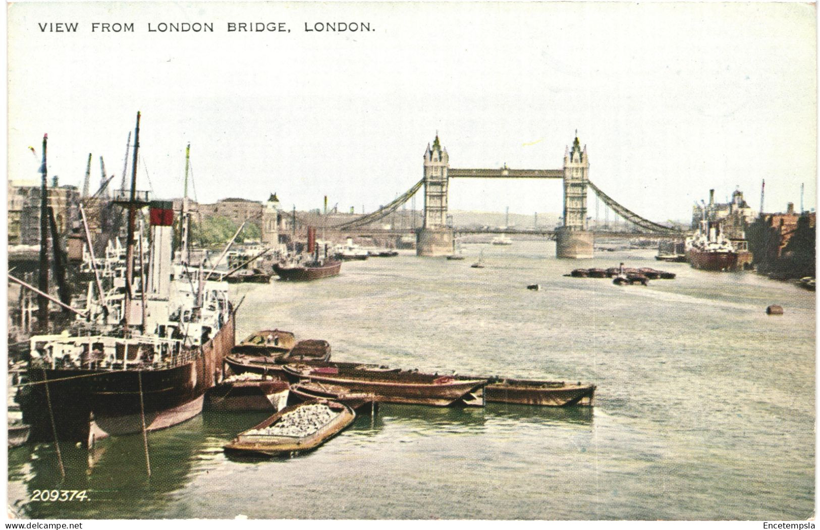 CPA Carte Postale Royaume Uni London View From London Bridge   VM79246 - River Thames