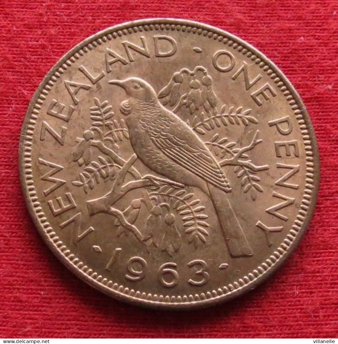 New Zealand 1 Penny 1963 Bird Nova Zelandia Nuova Zelanda Nouvelle Zelande W ºº - Nieuw-Zeeland