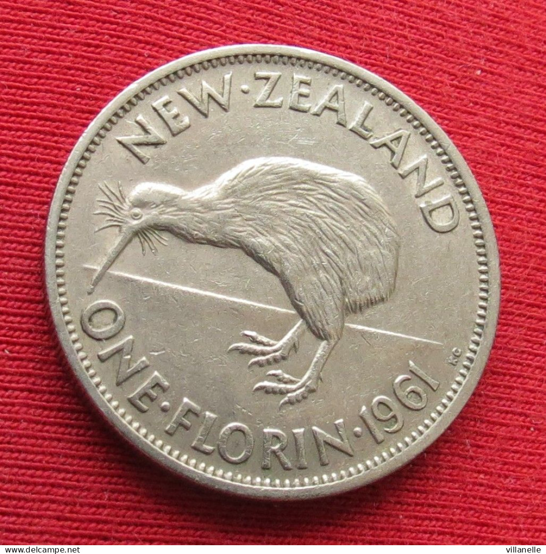 New Zealand 1 Florin 1961 Bird Nova Zelandia Nuova Zelanda Nouvelle Zelande W ºº - Neuseeland