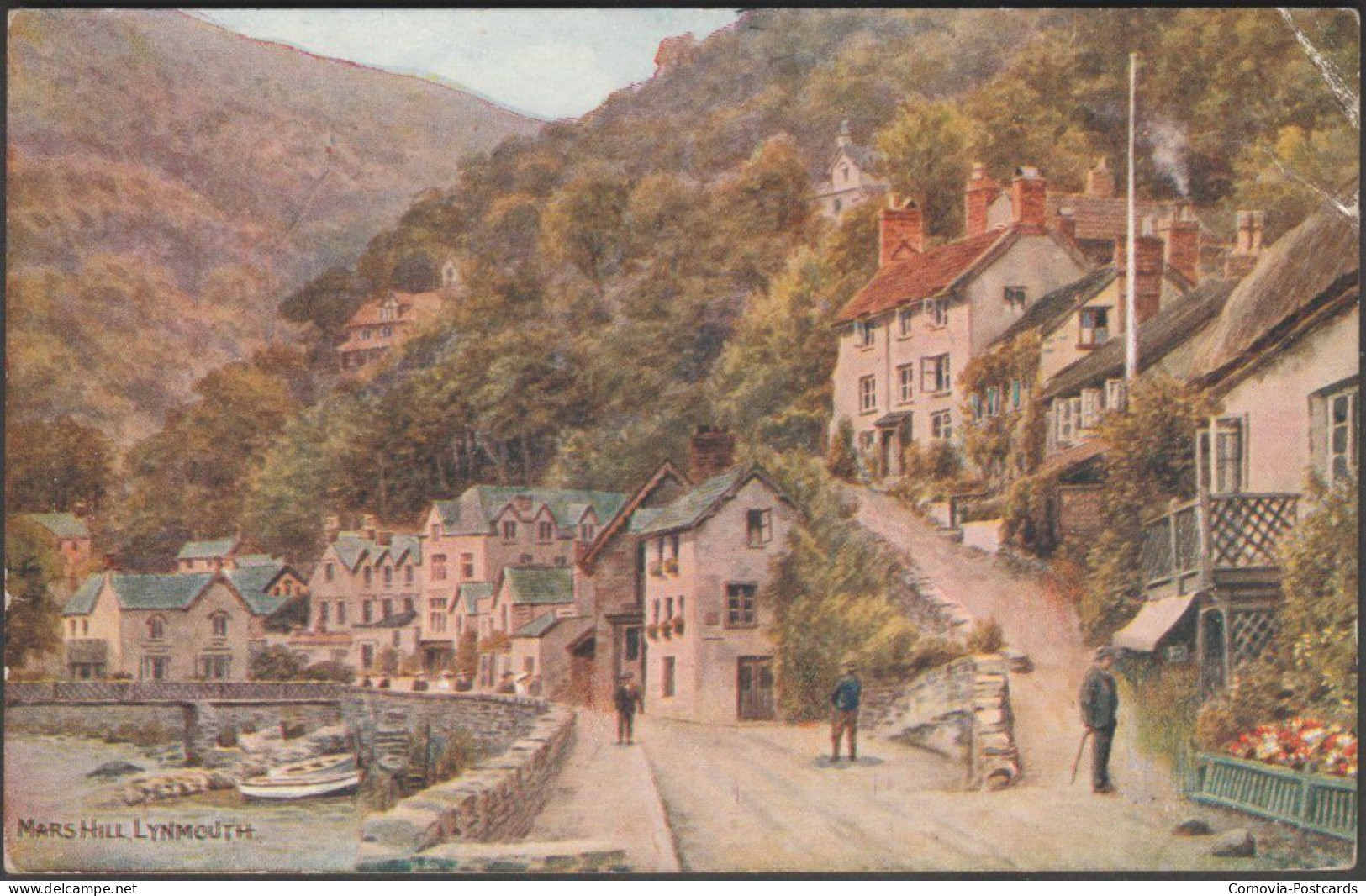 Mars Hill, Lynmouth, Devon, 1945 - Salmon Postcard - Other & Unclassified