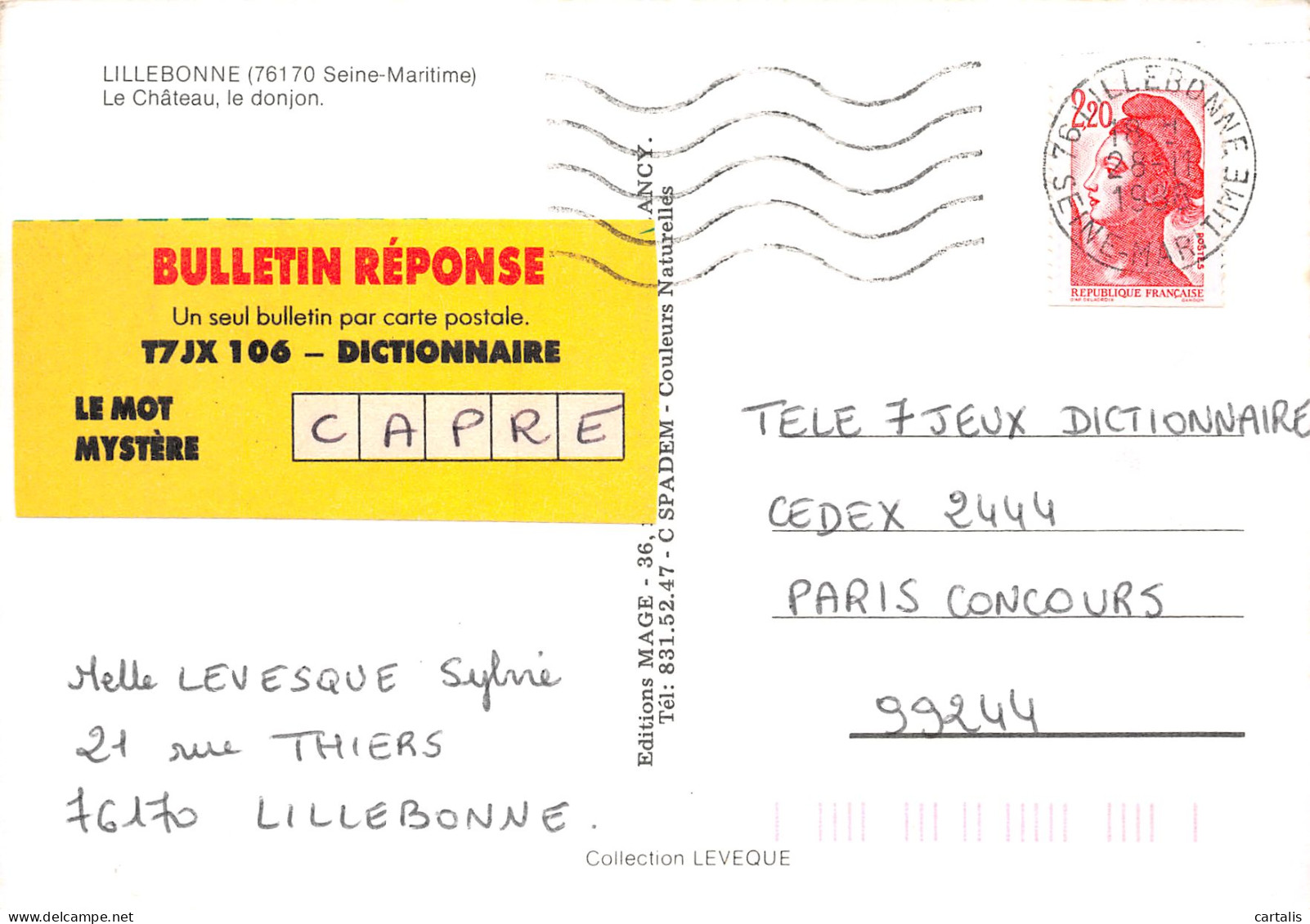 76-LILLEBONNE-N°C4039-C/0303 - Lillebonne