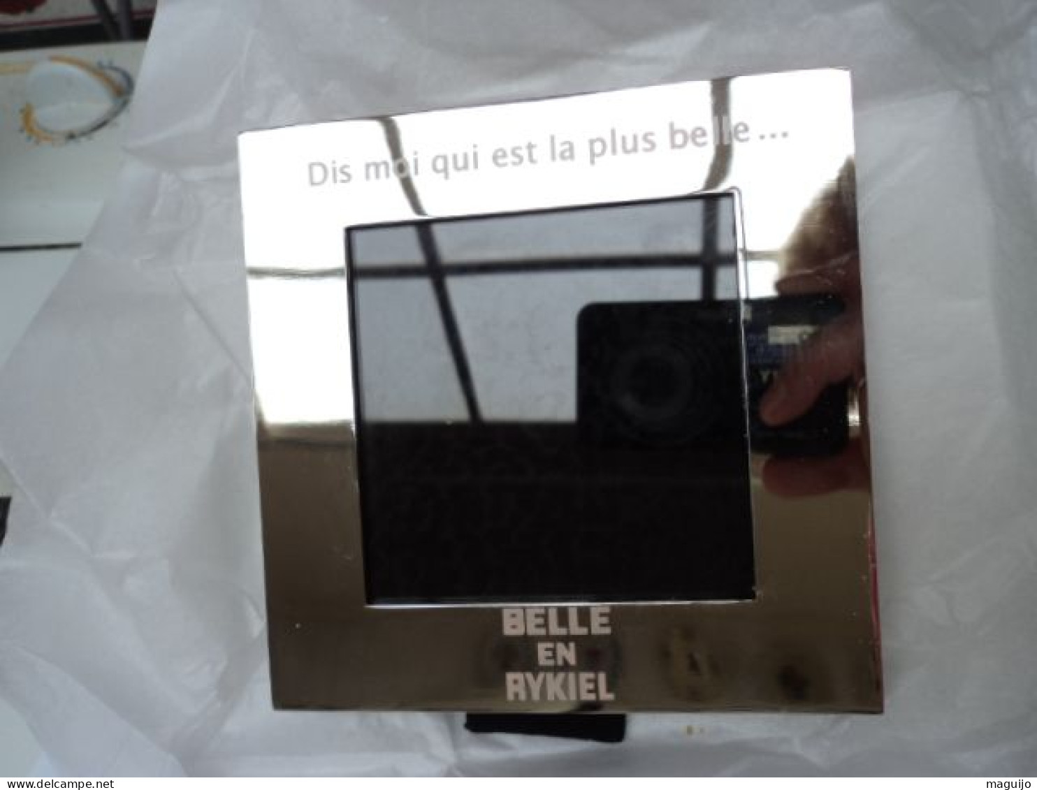 SONIA RYKIEL: " DIS MOI QUI EST LA PLUS BELLE " CADRE COULEUR ARGENTEE/// MANGOPAY OBLIGATOIRE /// LIRE ET VOIR !! - Miniatures Womens' Fragrances (without Box)