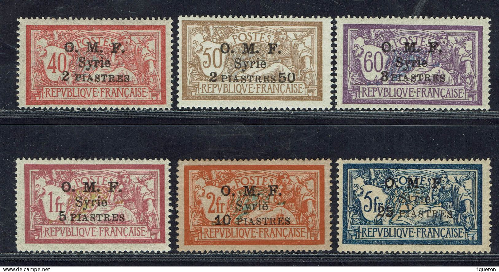 Syrie. N° 68/73* - Unused Stamps