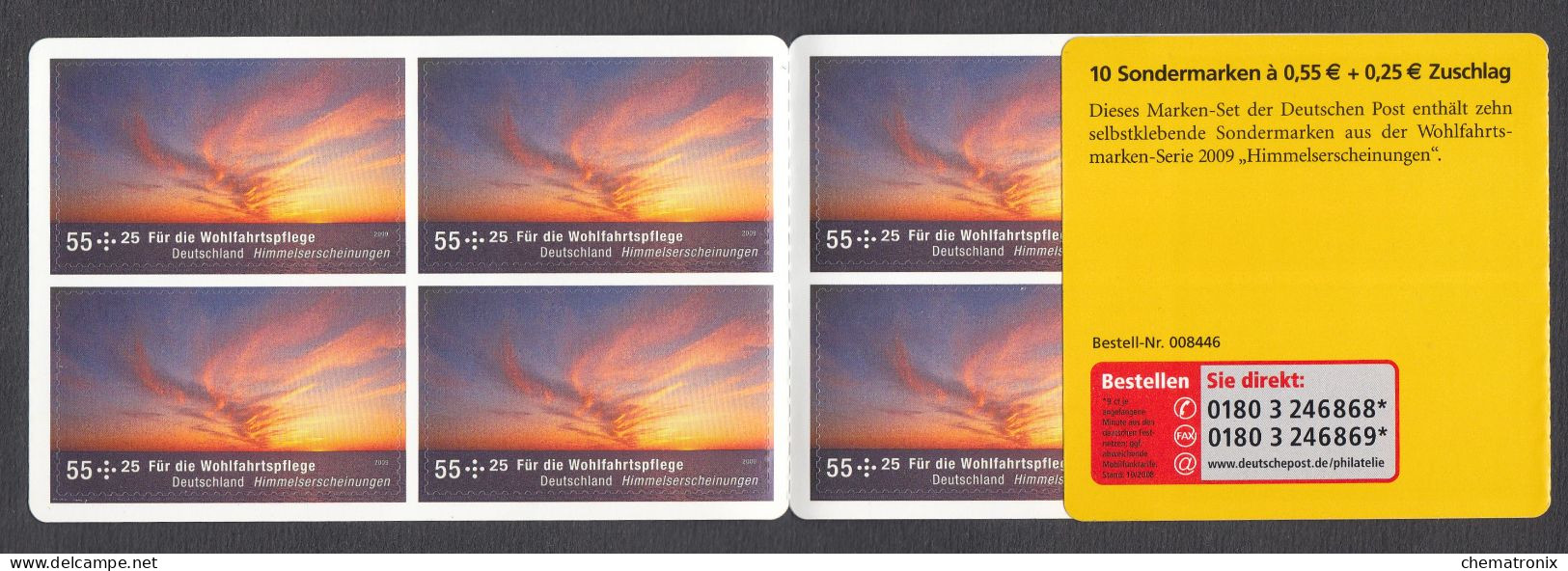 Germany 2009 -- Celestial Phenomenia -- Mi: MH77 -- MNH** - 2001-2010