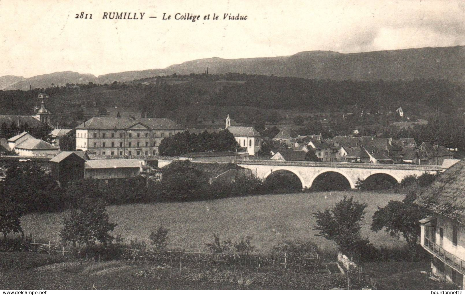 74 RUMILLY Le Collège Et Le Viaduc - Rumilly