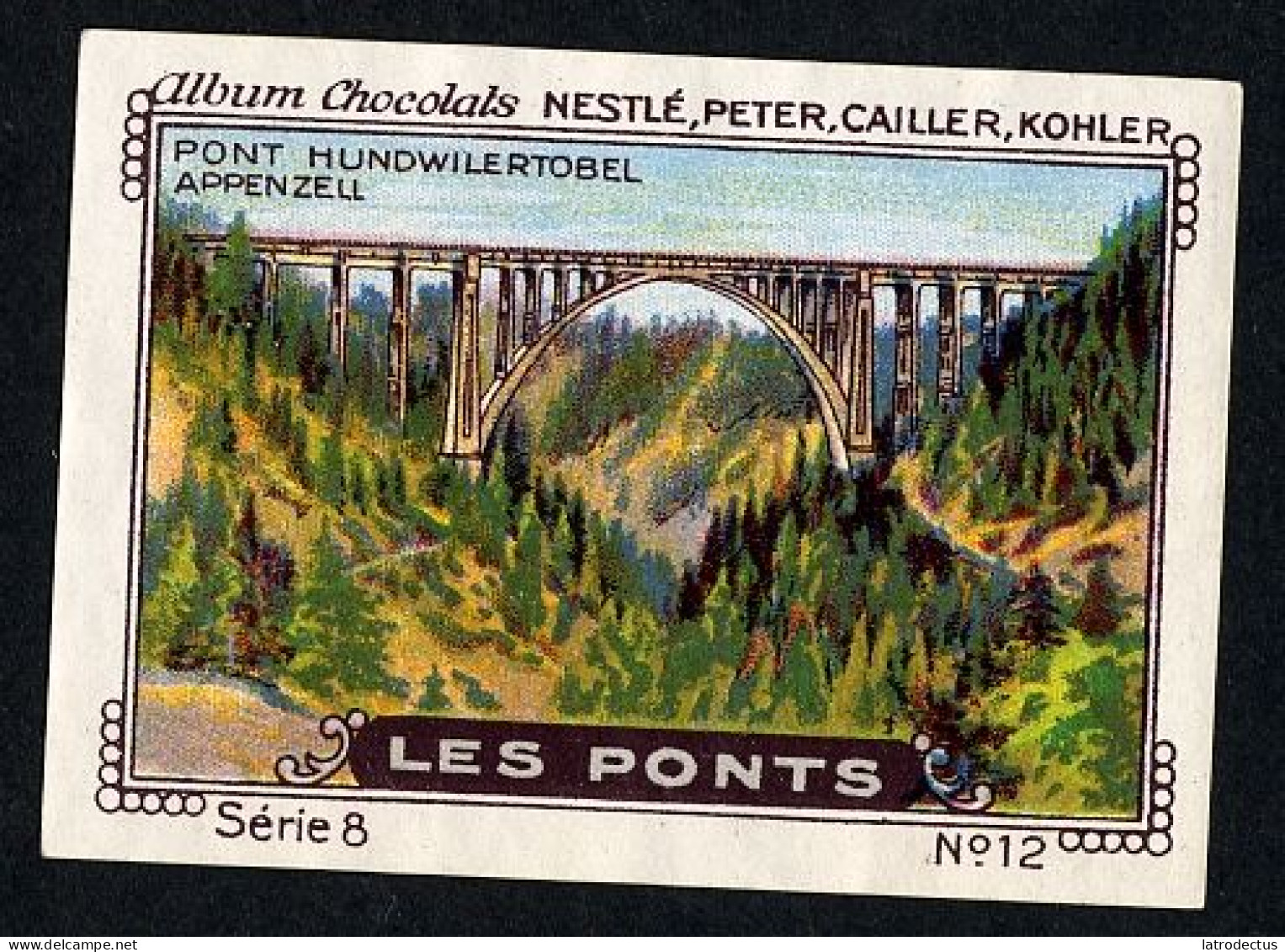 Nestlé - 8 - Les Ponts, Bridges - 12 - Pont Hundwilertobel, Hundwilertobel-Brücke, Suisse, Switzerland - Nestlé