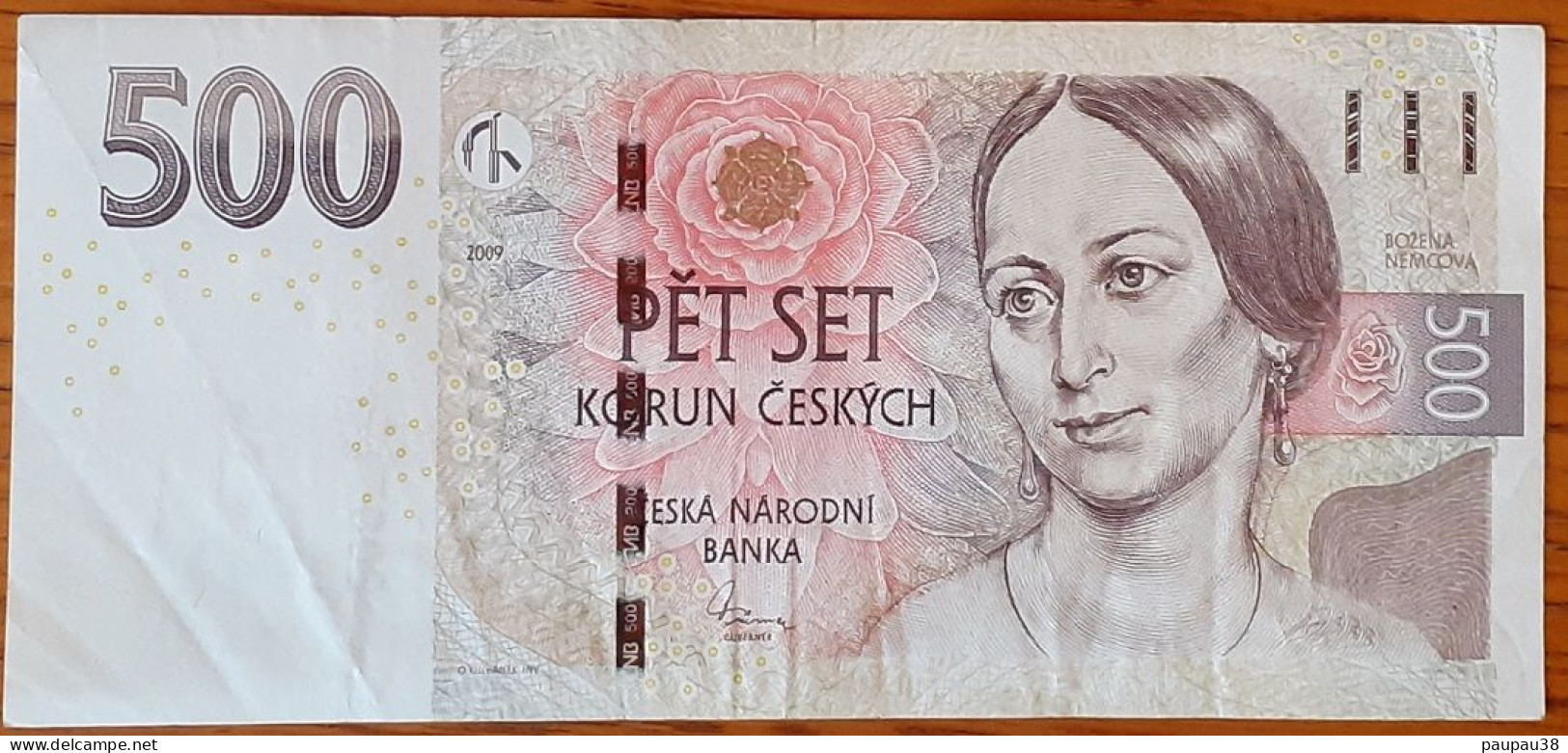 N° 4 -REPUBLIQUE TCHEQUE 500 KORUM 2009 Numero 363025 - Czech Republic