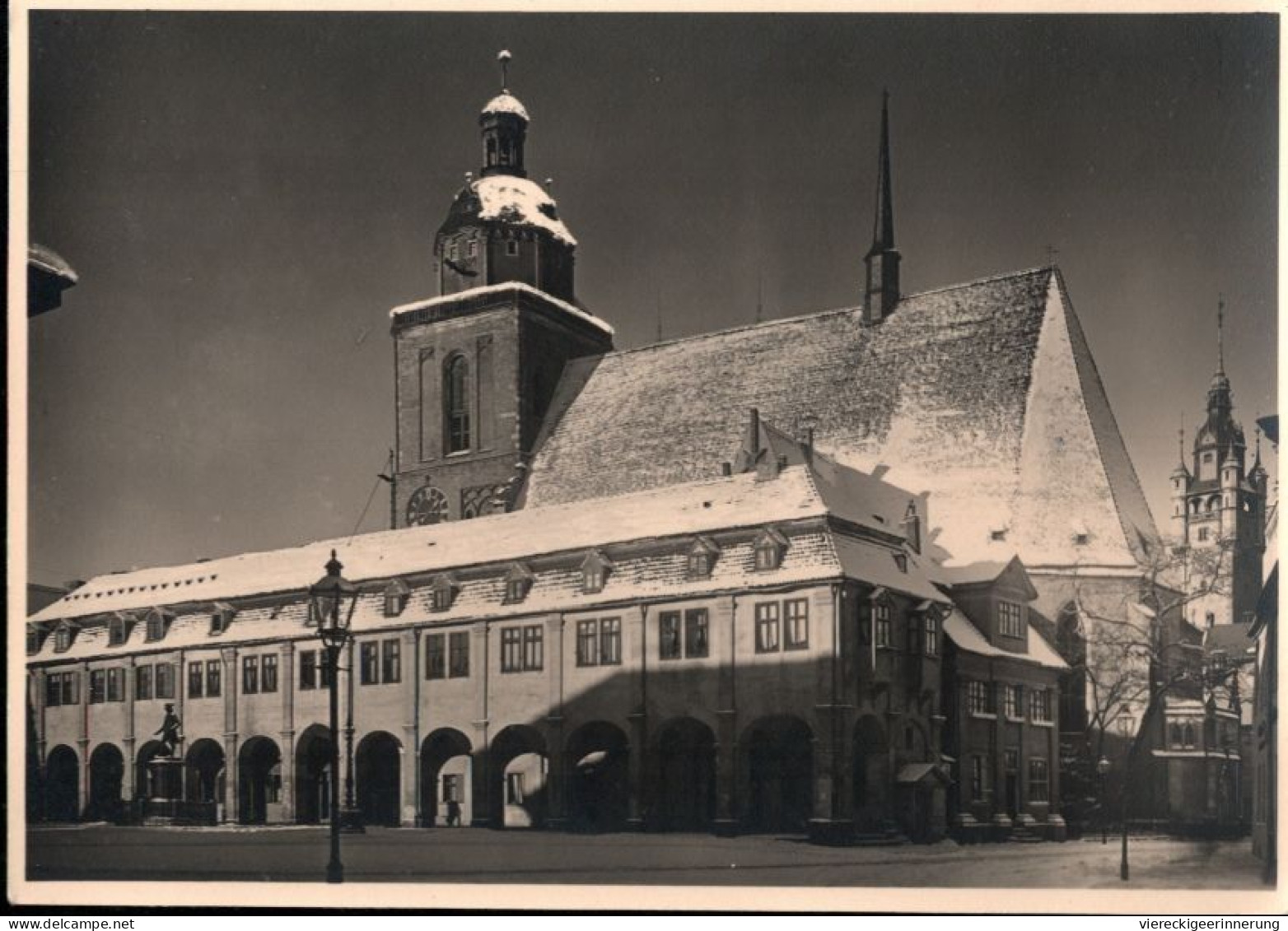 ! Foto Ansichtskarte Handabzug, Dessau, Kirche - Dessau