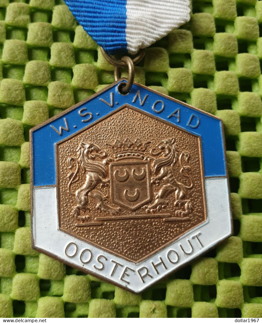 Medaile :  W.S.V. Noad , Oosterhout.- Bocholtz ( Noord Brabant )  . -  Original Foto  !!  Medallion  Dutch - Sonstige & Ohne Zuordnung