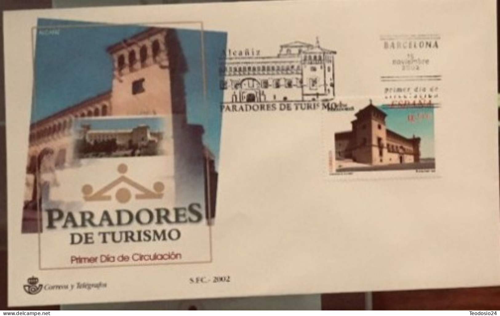 FDC  2002.- Paradores De Turismo. Alcañiz. - FDC