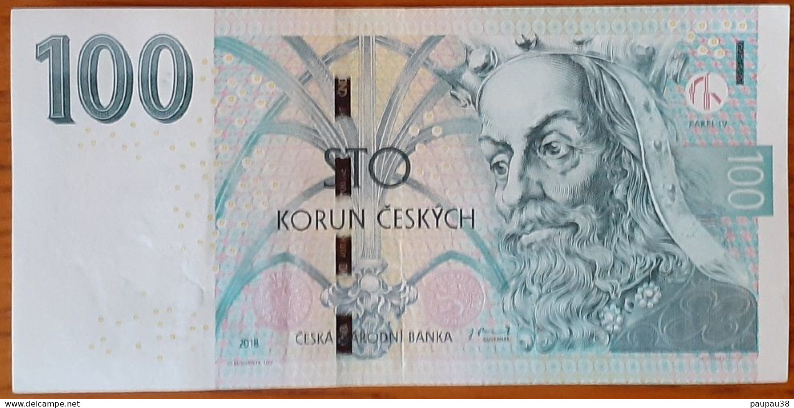 N° 1-REPUBLIQUE TCHEQUE 100 KORUM 2018 Numero 136053 - Tsjechië