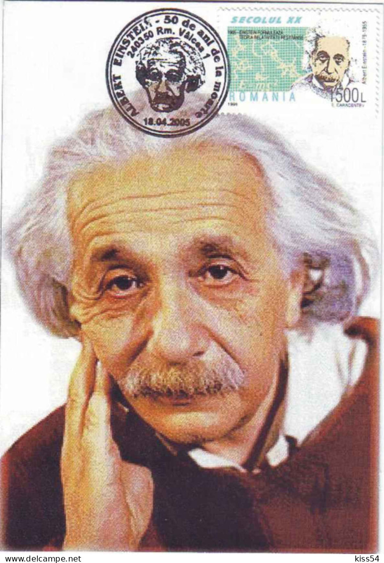 MAX 46 - 23 Albert EINSTEIN, Romania - Maximum Card - 2005 - Albert Einstein