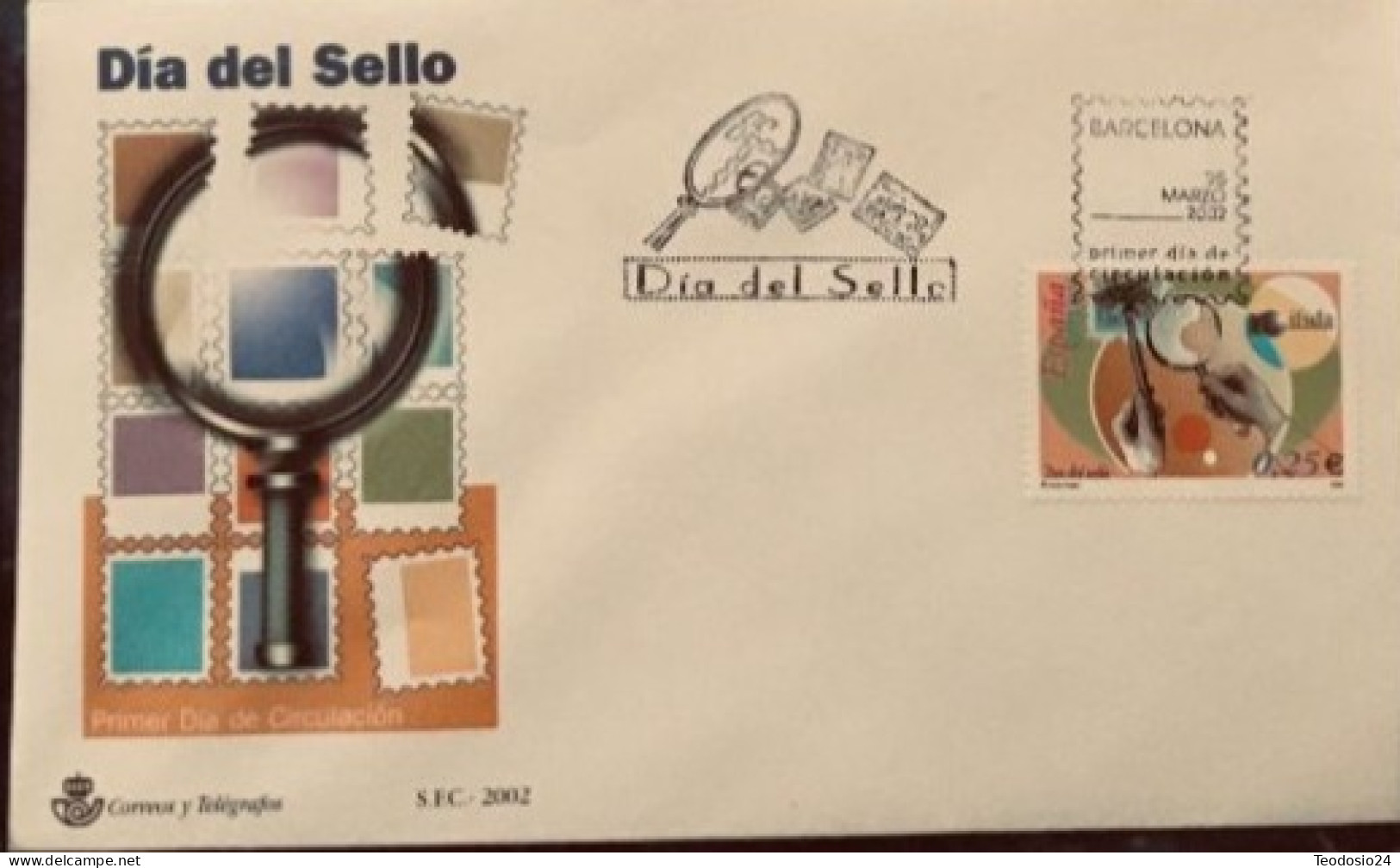 FDC  2002.- Dia Del Sello. - FDC