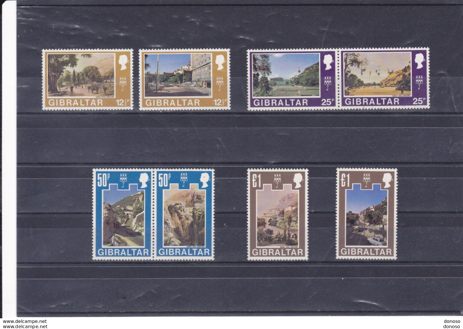 GIBRALTAR 1971 VUES DE GIBRALTAR  Yvert 239-270, Michel 244-275 NEUF** MNH Cote :yv 50 Euros - Gibraltar