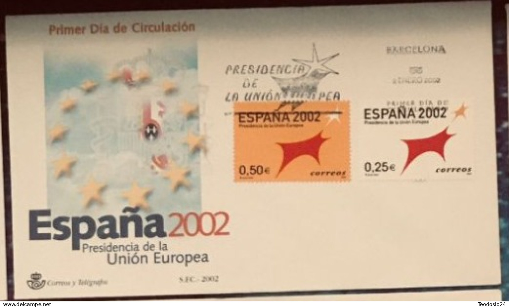 FDC  2002.- Presidencia Union Europea . - FDC