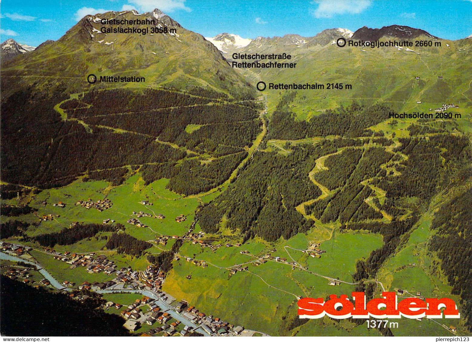 Sölden - Vue Aérienne - Sölden