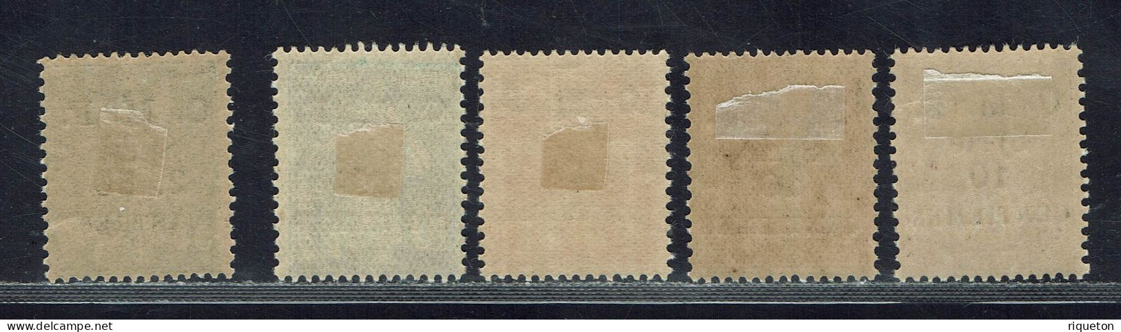Syrie 1922-23. N° 83/87* Le 87 Avec Les Chiffres 2 Et 50  Espacé. TB. - Unused Stamps