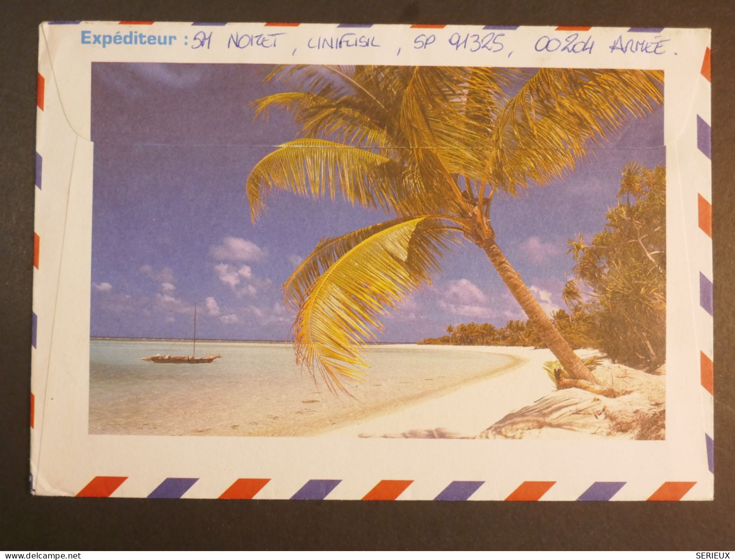 DM4  POLYNESIE   BELLE LETTRE   1994 A TOULON FRANCE +AFF.   INTERESSANT+ + - Lettres & Documents