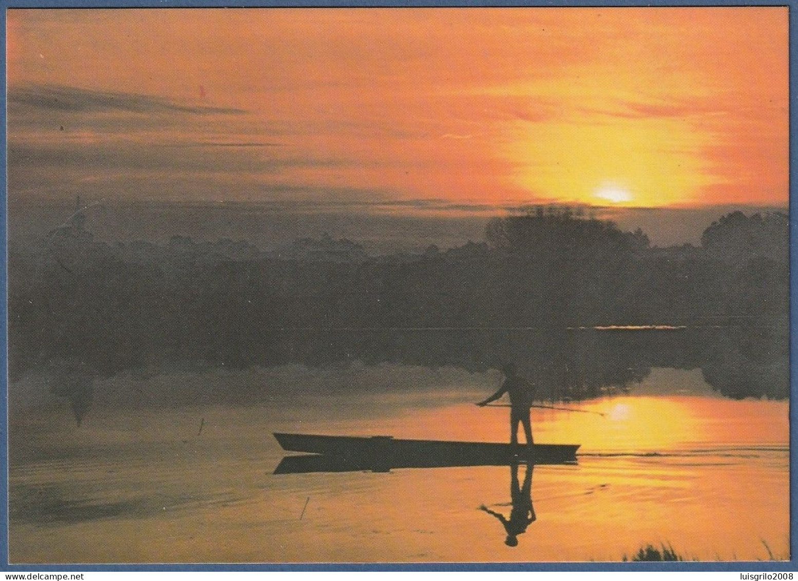 Aveiro - Pôr Do Sol Na Pateira De Fermentelos - Aveiro